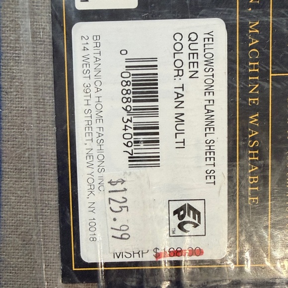 Pendleton Multicolor Yellowstone Striped Cotton Sheet Set - Picture 4 of 4